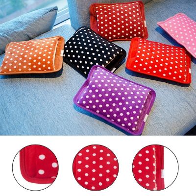 Winter Safety Hot Water Bottle Electric Rechargeable Heat Water Bag Hand Warmer Explosion Proof Velvet Hot-water Bag EU Plug