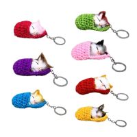 Bag Keychain Sleeping Keychain Cute Pendant Plush Keychain Cute Keyring