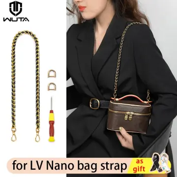 WUTA Bag Chain Fashion Women Handbag Pearl Chain for LV Bags Strap