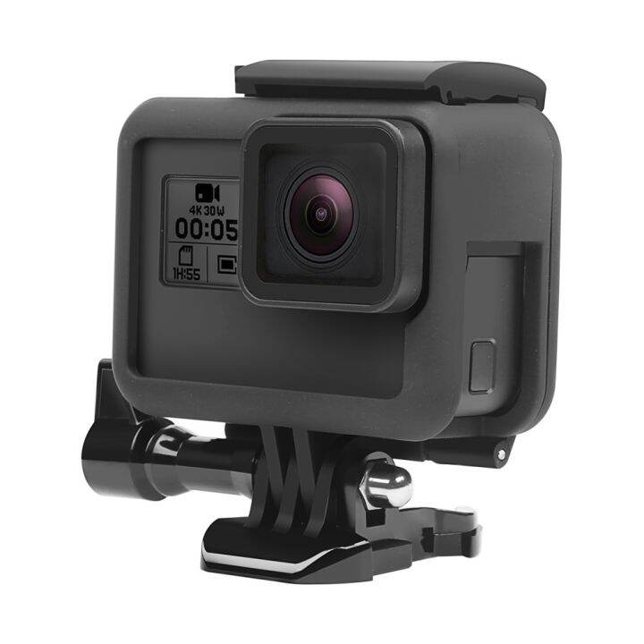 กรอบเฟรม-gopro-hero-7-6-5-2018-frame-plastic-case-ฝาครอบเลนส์-สายคล้องมือ-ชุดสกรู