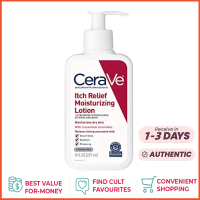 CeraVe Itch Relief Moisturizing Lotion 237ml บรรเทาอาการคันชั่วคราวที่เกี่ยวข้องกับการระคายเคืองผิวหนังเล็กน้อย ผิวแห้ง