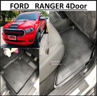 ผ้ายางปูพื้นรถยนต์ ถาดยางปูพื้นรถ พรมปูพื้นรถ FORD RANGER 4DOOR &amp;gt; ฟอร์ด เรนเจอร์ 4ประตู 5ชิ้น เกียร์AT,MT ใช้แบบเดียวกัน &amp;gt; ปี 2012 - ปัจจุบัน