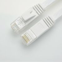 【HOT】 PlenoryShop 1.6ft 0.5M Flat UTP CAT6สายเคเบิลเครือข่ายคอมพิวเตอร์สาย Gigabit สายแพทช์อีเทอร์เน็ต RJ45 LAN อะแดปเตอร์ทองแดง Twisted GigE