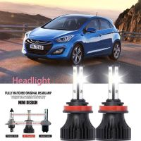 หลอดไฟหน้ารถยนต์ LED LAI 40w 6000k สีขาว สําหรับ Hyundai i30 2012-2023