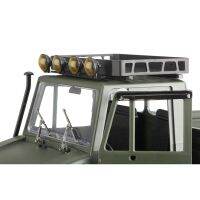 LD-P06 Metal Luggage Carrier Roof Rack with LED Light for LDRC LD-P06 LD P06 Unimog 1/12 RC Truck Car Upgrade Parts