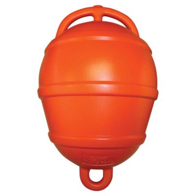 ทุ่นลอยน้ำ ทุ่นระบุตำแหน่ง ทุ่นตกปลา Mooring Buoy Rigid Plastic, Ext.Ø250mm, Orange/Yellow/White