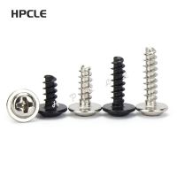 5-100pcs Screw PWB Round Head With Washer Self- tapping Screw Nickel Plated PWB Screw M1.4 M1.7 M2 M2.3 M2.6 M3 M4 Screw Nut Drivers