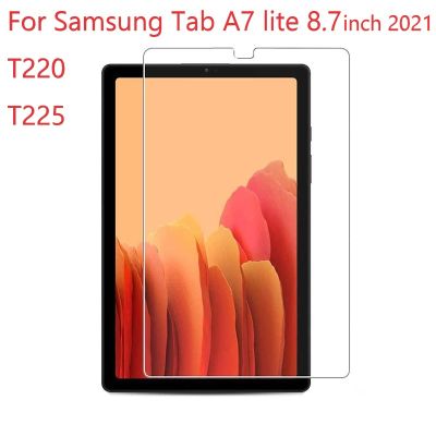 สำหรับ Samsung Galaxy Tab A7 Lite 2021 8.7นิ้ว SM-T225 T220ฟิล์มป้องกันหน้าจอป้องกันรอยขีดข่วนความแข็ง9H แท็บเล็ตกระจกนิรภัย