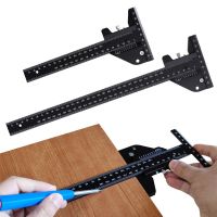 0-150/300mm T-Type Ruler Metric Woodworking Scribe Aluminum Alloy Multifunctional Marking Gauge for Line Drawing Measuring Tools