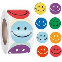 hot！【DT】●  Pink Dog Smiling Face Stickers Birthday Decoration Tag Label Kids Scrapbooking