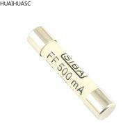 【YF】 1pcs Ceramic Fuse 0.5A 1000V 6x32mm Fast Blow DMI FF 500mA SIBA Cartridge 6x32mm