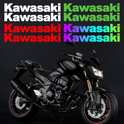 Kawasaki 1คู่อุปกรณ์เสริมรถจักรยานยนต์สติกเกอร์สะท้อนแสงบาราโกะ175ฟิวรี่125 HD3นินจา200 250 300 400 650จักรยานยนต์สติกเกอร์สำหรับแปะร่างกายถังน้ำมัน