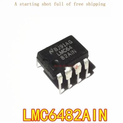 10Pcs ใหม่ Original LMC6482AIN DIP-8ปลั๊กตรง LMC6482IN การดำเนินงานเครื่องขยายเสียง LMC6482