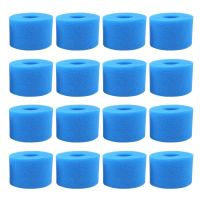 16Pc for Intex Pure Spa Reusable Washable Foam Hot Tub Filter Cartridge S1 Type