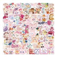 10/50/100PCS Cartoon Disney Bear Luffy Stellalou Stickers Laptop Guitar Skateboard Waterproof Decal Sticker Pack Kid Toy