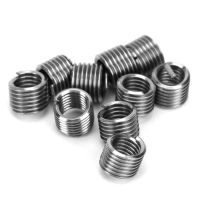 100Pcs M4x0.7x1D/1.5D/2D/2.5D/3D Stainless Steel Helical Threaded Insert Male Female Reducing Nut Helicoil Thread Repair Kit