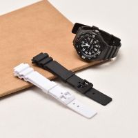 ✱ New arrival Watch Accessories 18mm watchband for Casio MRW-200H Mens and Womens Sports Waterproof resin Watch Strap