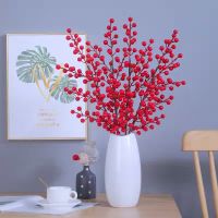 Artificial simulation red rich berry Christmas flower home decoration living room dining table decoration