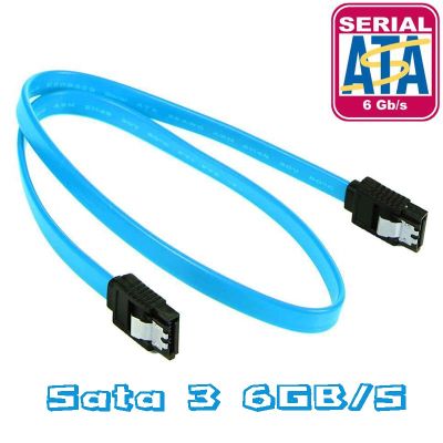 Cable Sata 3.0 สาย Sata หัวล๊อค สายยาว 30 cm 6Gbps SATA 3.0