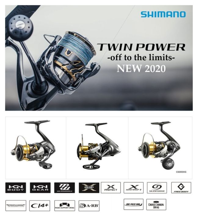 Reel Pancing Spinning Shimano Twinpower Twin Power FD 2020 Japan ...