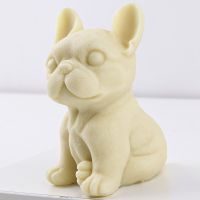 Cute Animal Candle Silicone Mold French Bulldog Shaped DIY Making Soap Plaster Resin Craft Mold Holiday Party Gift Candle Molds