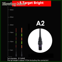 เป่าแพตกปลาเตือนการกัดเหยี่อปลาอัจฉริยะไฟ LED ทุ่นเปลี่ยนสีได้ด้วย