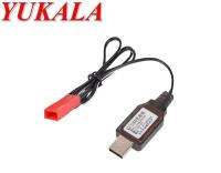 YUKALA 6V สายชาร์จสำหรับ USB 6V Ni-CD/6V Ni-MH ชาร์จได้พร้อม JST-2P 2ชิ้น/ล็อต