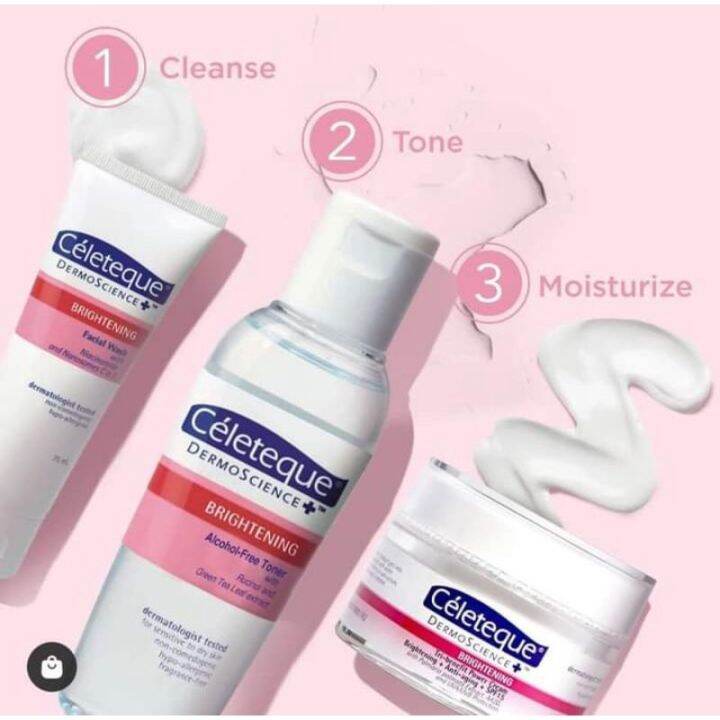 Celeteque Dermoscience Brightening Facial washTonerDark spot correctorBb creamcream Lazada PH