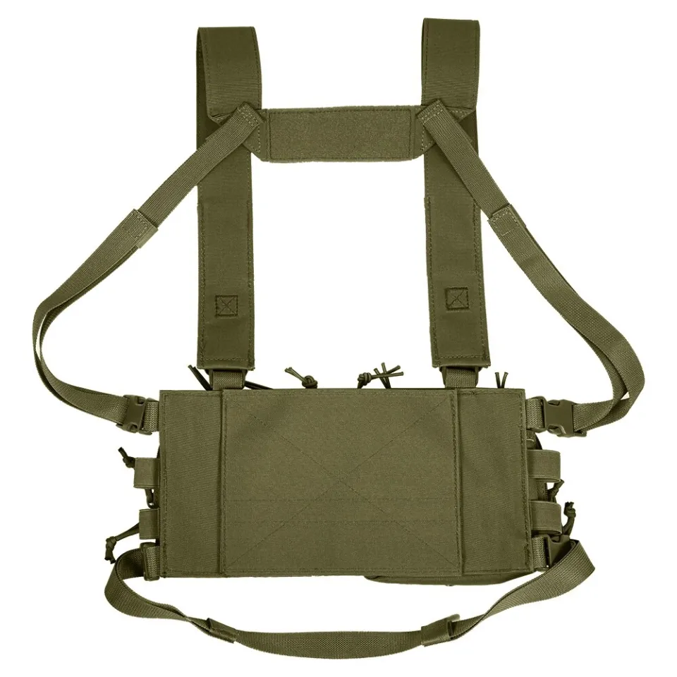 Outdoor Tactical Vest Bag CS Wargame Military Chest Airsoft Pouch Holster  Molle