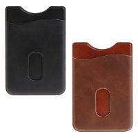 Leather Card Holder Sticker Adhesives Credit ID Card Mobile Phone Back Pocket Wallet Case Stickers Bag Pouch Multi-function