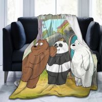 【 Stock】We หมี Bare Bears ความอบอุ่น Ultra-Soft Micro Selimut Bulu พิมพ์เครื่องปรับอากาศผ้าห่มนุ่ม Micro Selimut Bulu สำหรับโซฟาเตียงนอนห้องนั่งเล่น