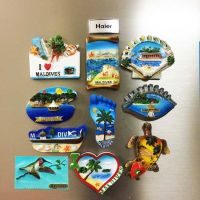 Maldives Original Single Sea View Island Magnet Sticker Tourist Souvenir Refrigerator Magnet Gift Set 56.8 Free Shipping 【Refrigerator sticker】∋✼┅