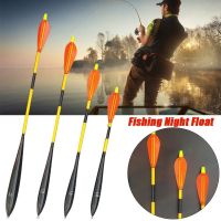 ☇☇ 1PC Short float EVA Luminous Fishing Night Float Light Stick Foam Plastic Bobber Sea Rock Fishing Striking Floats Stand float