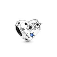 [พร้อมส่ง สินค้าแท้ ?] Pandora Thankful Heart &amp; Stars Charm