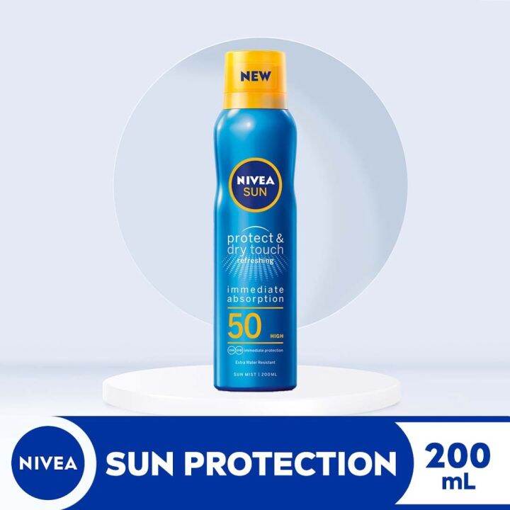 New 2023 NIVEA Sun Protect Refresh Spray Sunblock with SPF 50 200ml ...