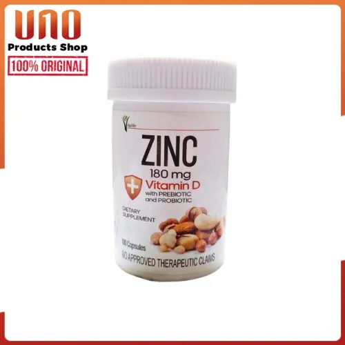 UNO®️ Products Vitalife Zinc + Vitamin D w/ Prebiotic and Probiotic 100