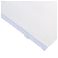 ✽ White Clear Size A5 Paper Slider Zip Closure Folders Files Bags 20 Pcs