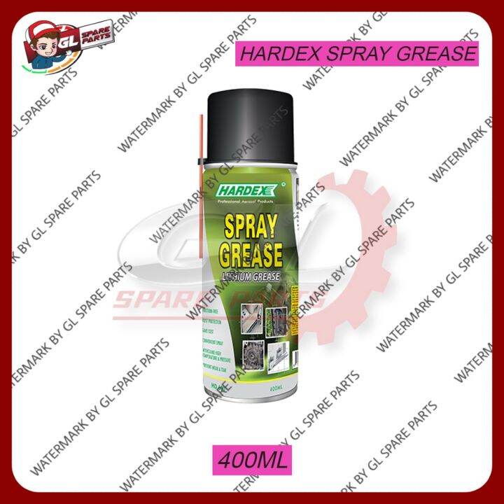 HARDEX SPRAY GREASE LITHIUM GREASE HD600 400ML Lazada