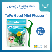 (แพ็ค 36 ชิ้น) TePe GOOD Mini Flosser™ เทเป มินิ ฟลอสเซอร์ ไหมขัดฟันมีด้ามจับ