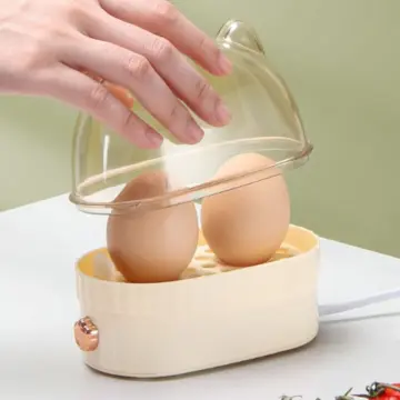 Electric Egg Cooker Portable 2 Egg Capacity Hard Boiled Egg Cooker  household automatic power-off breakfast machine for Home - AliExpress
