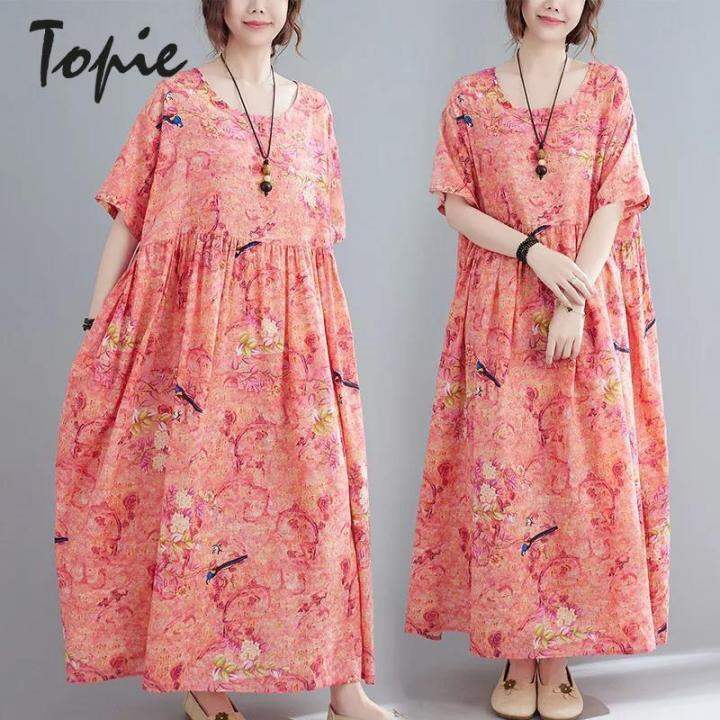 Topie woman dress new design plus size comfortable dress for ladies
