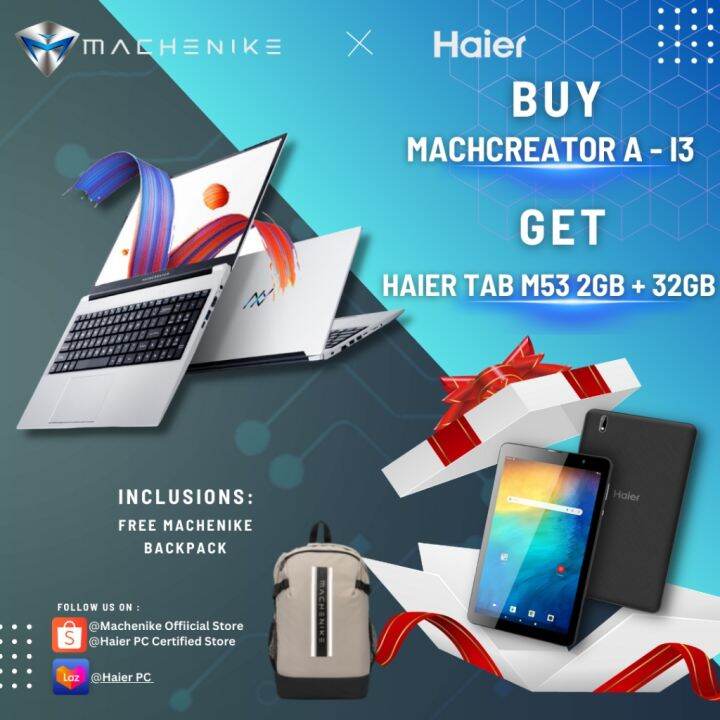Machenike Machreator A -I3 Laptop Windows 11 Pro 8GB DDR4 256GB EMMC 15 ...