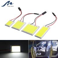 [TYEE Automotive Products] T10ไฟอ่านหนังสือรถยนต์โดม1ชิ้นพร้อมอะแดปเตอร์ไฟแผงสีขาว Led