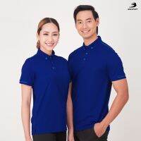 BCS SPORT เสื้อคอโปโลแขนสั้น ACTIVE POLO สีกรม (มีไซส์ SS-8L) รหัส P005 เนื้อผ้า COOLISM