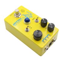 LM741 Guitar OverDrive Disortion Preamp Effects Pedal True Bypass Function Guitar Effects Processor Replacement Parts