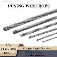 ✲❦☇ 1.5mm/2mm Stainless Steel Flexible Wire Rope Two Heads Fusing Treatment No Loose Strands No Forks No Knots