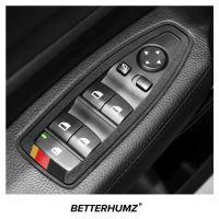 4Pcs Alcantara For BMW F20 F21 F30 F31 F34 X1 F48 Window Switch Panel Trim Frame M Performance Stickers Car Interior Accessories