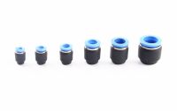 10Pcs/Lot PPF 04 06 08 10 12 16mm Pneumatic End Cap Air Straight Push Plastic Fitting for Hose Pipe Pipe Fittings Accessories