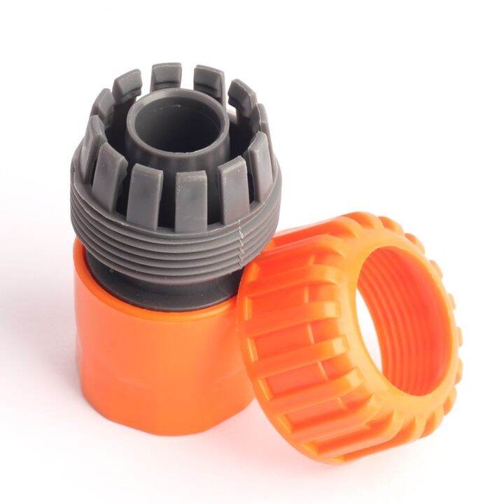 abs-g-3-4-water-hose-quick-connectors-garden-pipe-tubing-fittings-orange-removable-water-plumbing-irrigation-repair-hose-joint