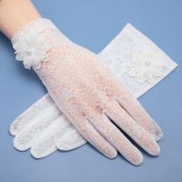 Womens UV Resistant Thin Driving and Cycling Anti Short Gloves